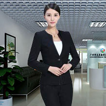 V领假两层设计感职业套装FX29